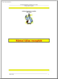 Római tálas receptek