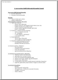 A szervezeten belüli információáramlás formái