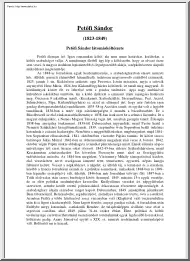 Petőfi Sándor látomásköltészete