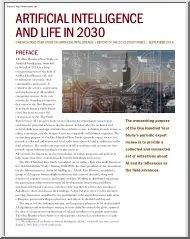Artificial Intelligence and Life in 2030
