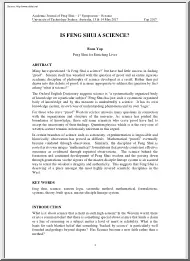 Boon Yap - Is Feng Shui a Science