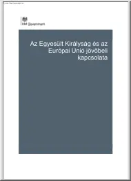 Az Egyesült Királyság és az Európai Unió jövőbeli kapcsolata