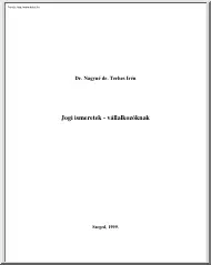 Dr. Nagyné-Terhes - Jogi ismeretek