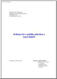 Antal Anita - Költségvetés a