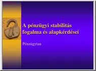 A pénzügyi stabilitás fogalma és