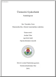 Naszádos Áron - Ütemezési gyakorlatok