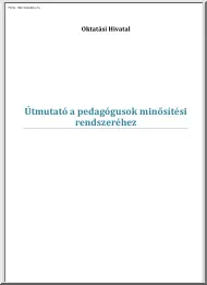 Antalné-Hámori-Kimmel - Útmutató a pedagógusok minősítési rendszeréhez