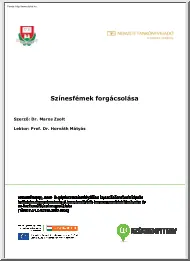 Dr. Maros Zsolt - Színesfémek