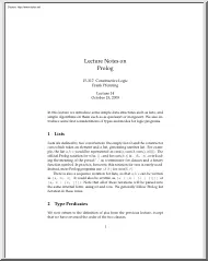 Frank Pfenning - Lecture Notes on