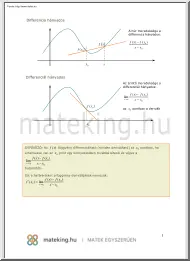 Differenciálhatóság