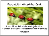 Populációs kölcsönhatások