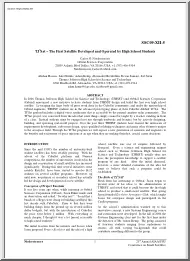 Carlos G. Niederstrasser - TJ3Sat, The First Satellite Developed and Operated by High School Students