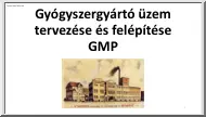 Gyógyszergyártó üzem tervezése és
