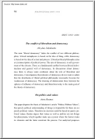 Alvydas Jokubaitis - The Conflict of Liberalism and Democracy