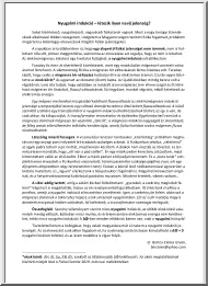 Bartos-Elekes István - Nyugalmi indukció, létezik ilyen nevű jelenség?