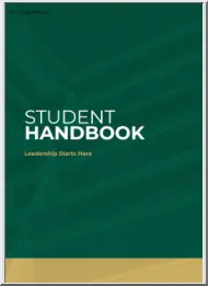 LORMA Colleges, Student Handbook