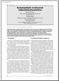 Erős-Pernek-Csöndes - Kommunikáló rendszerek teljesítménytesztelése