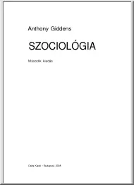 Anthony Giddens - Szociológia