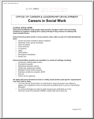 Careers in Social Work