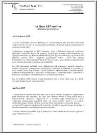 Az Open ERP szoftver