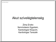 Zima Endre - Akut szívelégtelenség