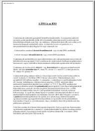 A DNS és az RNS