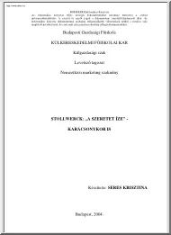 Seres Krisztina - Stollwerck, a