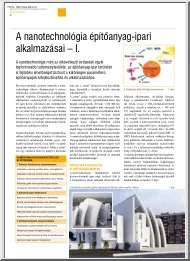 A nanotechnológia építőanyag-ipari alkalmazásai