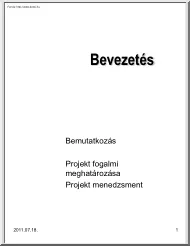 Projekt menedzsment