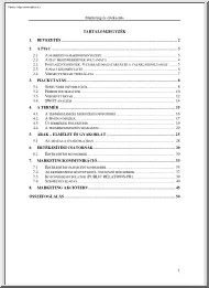 Marketing és értékesítés