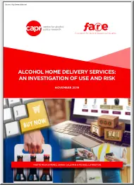 Alcohol Home Delivery Services, An Investigation of Use and Risk
