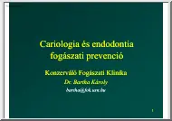Dr. Bartha Károly - Cariologia és