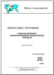 Kopcsay-Totth - A magyar borászat