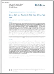 Wendy Whitehead Martelle - Connection and Tension in First-Year Online Russian