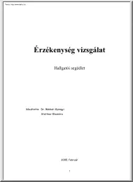 Érzékenység vizsgálat