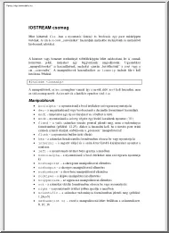 Az IOSTREAM csomag