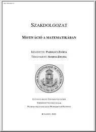 Paholics Zsófia - Motiváció a