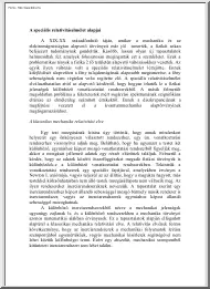 A speciális relativitáselmélet alapjai