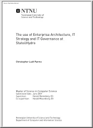 Christopher Ludt Parmo - The use of Enterprise Architecture, IT Strategy and IT Governance at StatoilHydro