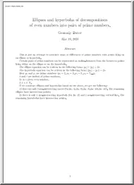 Gennady Butov - Ellipses and hyperbolas