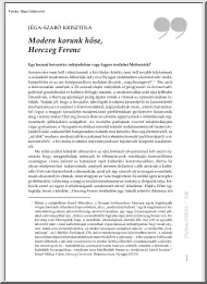 Jéga-Szabó Krisztina - Modern korunk