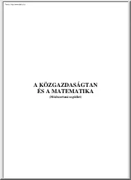 A közgazdaságtan és a matematika