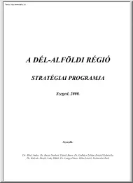 A dél-alföldi régió stratégiai programja
