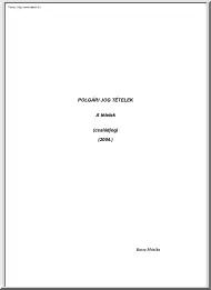 Polgári jog tételek, 2004