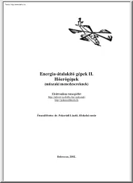 Dr. Pokorádi László - Hőerőgépek