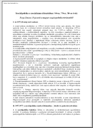 Ferge Zsuzsa - Szociálpolitika a szocializmus időszakában