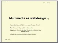 Elek-dr. Bundik Ilona - Multimédia és webdesign