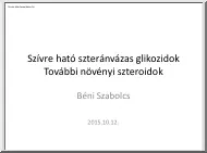 Béni Szabolcs - Szívre ható szteránvázas glikozidok