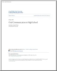 Ruth Alice - Oral Communication in High School