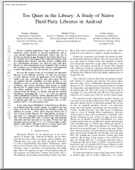 Almanee-Payer-Garcia - Too Quiet in the Library, A Study of Native Third-Party Libraries in Android